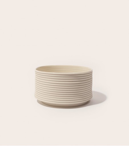 Natural ceramic dining bowl
