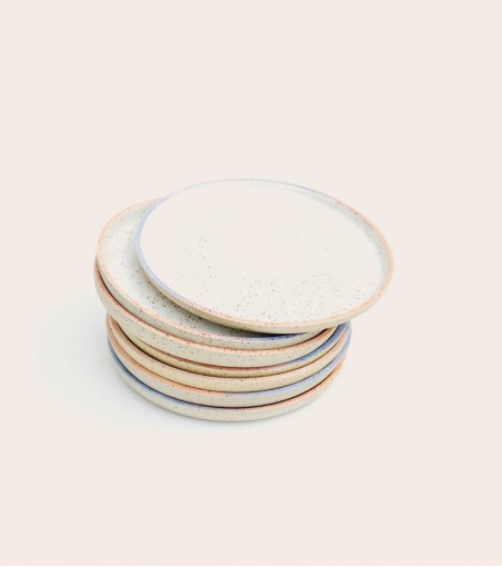 Natural ceramic plates